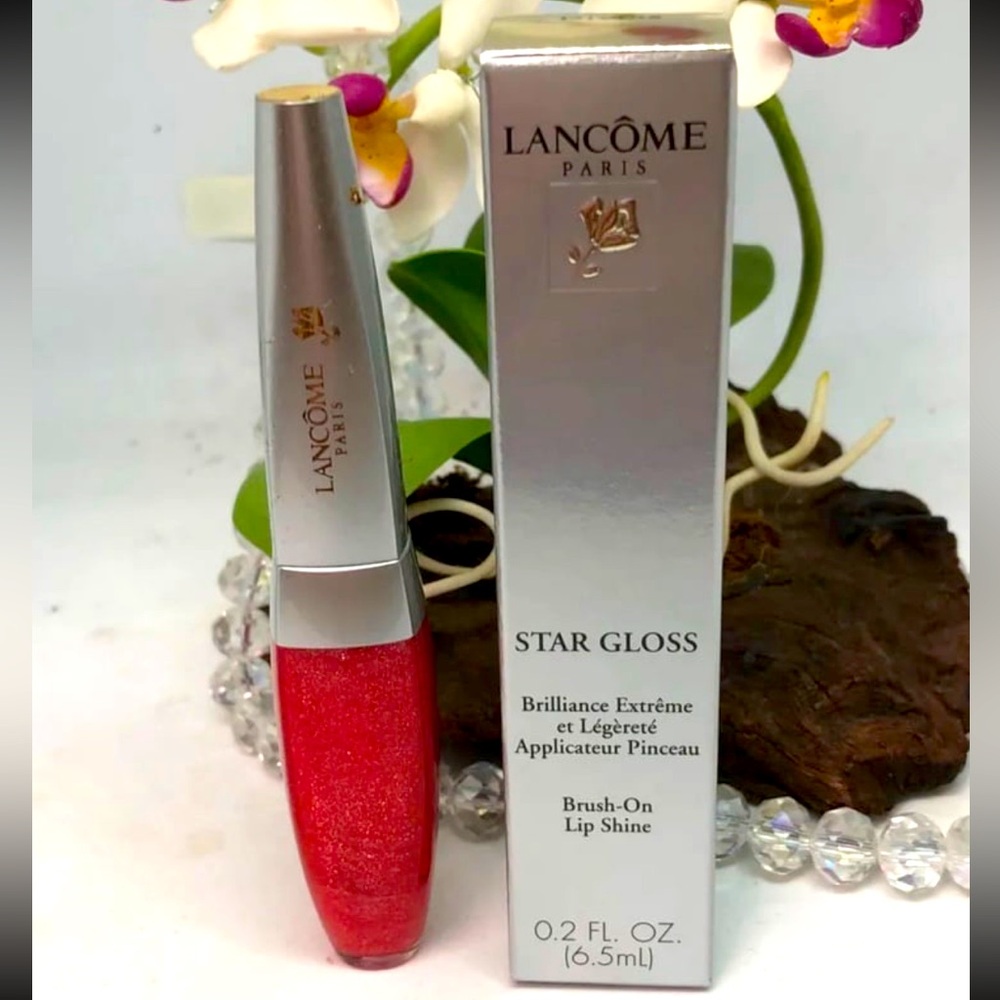 Lancome Star Gloss Brush On Lip Shine Lip Gloss - Divine - Full Size -New in Box